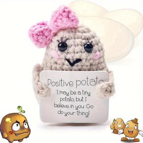 Coconoir Beauty - Positive Potato - Grey/Pink Bow