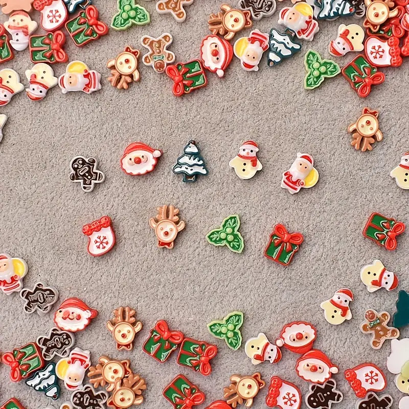 Coconoir Beauty - Nail Charms - Christmas Charms - Glow - 10PK