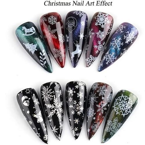 Coconoir Beauty - Foil - White Snowflake/Christmas #3 - 2pk