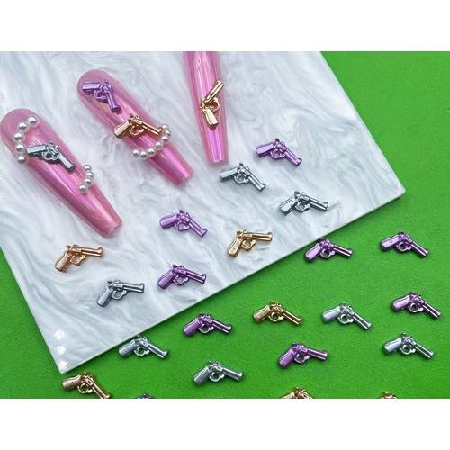 Coconoir Beauty - Nail Charms - Mini Guns - 10pk