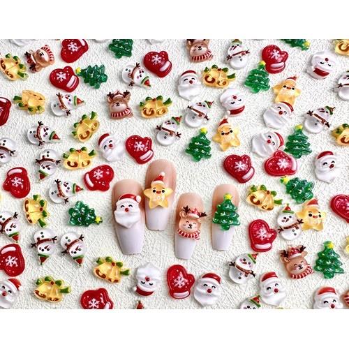 Coconoir Beauty - Nail Charms - Assorted Christmas - 20Pk