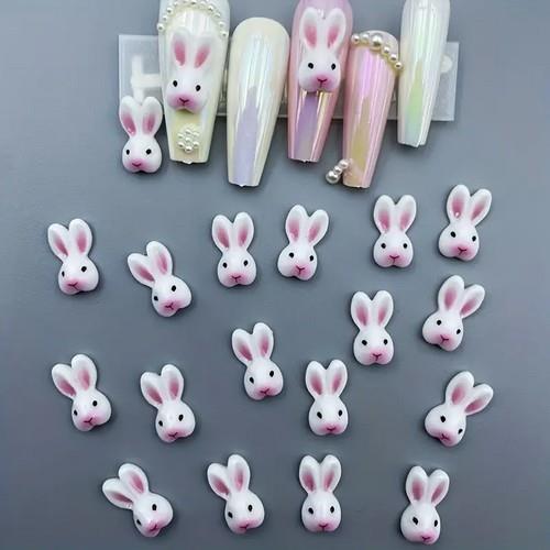 Coconoir Beauty - Nail Charms - Rabbit Heads - 10pk
