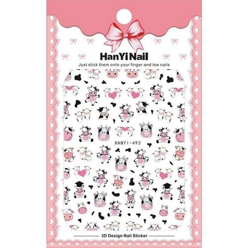 Coconoir Beauty - Nail Decal - 3D Cow Print 2