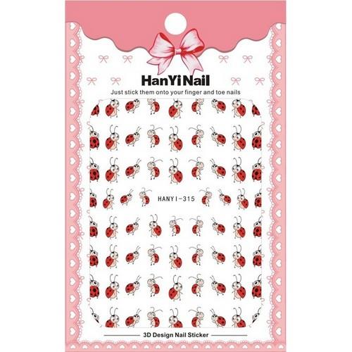 Coconoir Beauty - Nail Decal - 3D Lady Bug