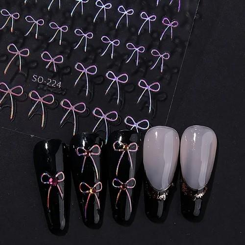 Coconoir Beauty - Nail Decal - Bows - Holographic