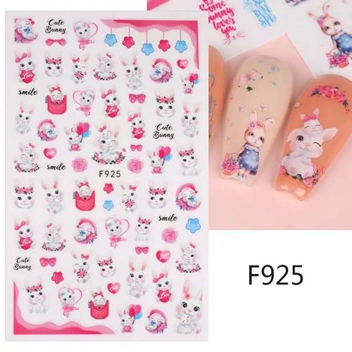 Coconoir Beauty - Nail Decal - Bunny 7