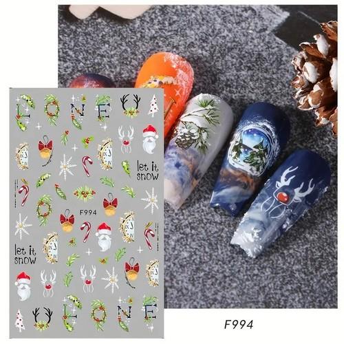 Coconoir Beauty - Nail Decal - Christmas Wreaths