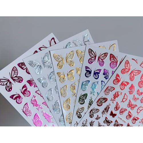 Coconoir Beauty - Nail Decal - Metallic Rainbow - 1pc
