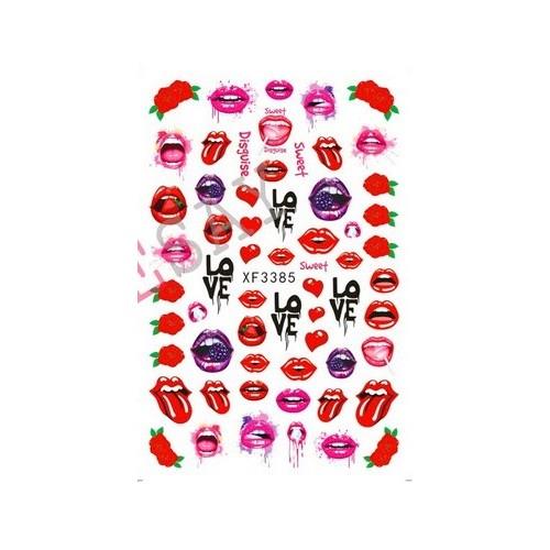 Coconoir Beauty - Nail Decal - Sexy Lips 2