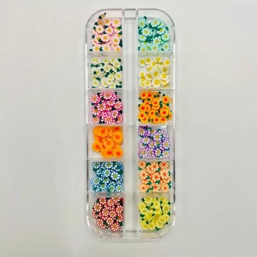 Coconoir Beauty - Nail Decals - Flower Slices - 12pk
