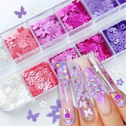 Coconoir Beauty - Nail Decals - Multicolor - Butterfly/Flower