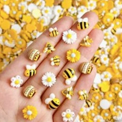 Coconoir Beauty - Nail Charms - Summer Bees - 10pk