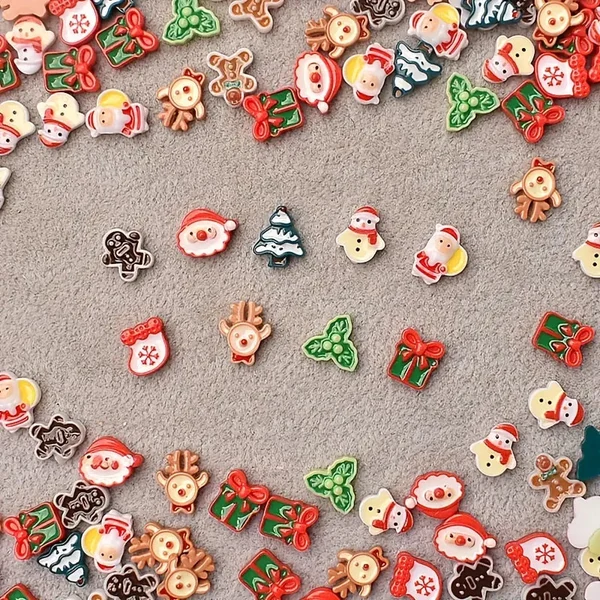 Coconoir Beauty - Nail Charms - Christmas Charms - Glow - 10PK