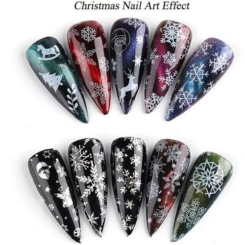 Coconoir Beauty - Foil - White Snowflake/Christmas #3 - 2pk