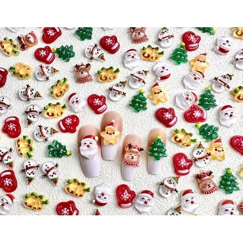 Coconoir Beauty - Nail Charms - Assorted Christmas - 20Pk