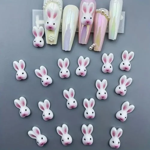 Coconoir Beauty - Nail Charms - Rabbit Heads - 10pk
