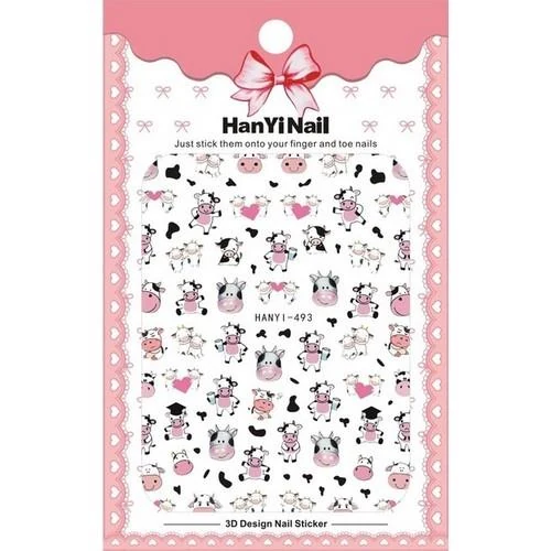 Coconoir Beauty - Nail Decal - 3D Cow Print 2