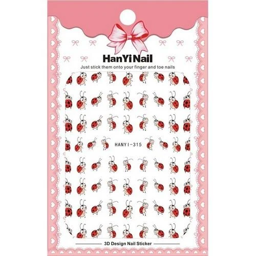 Coconoir Beauty - Nail Decal - 3D Lady Bug