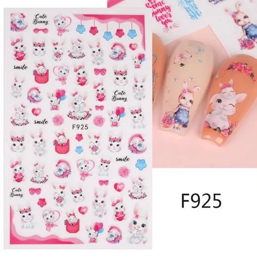 Coconoir Beauty - Nail Decal - Bunny 7