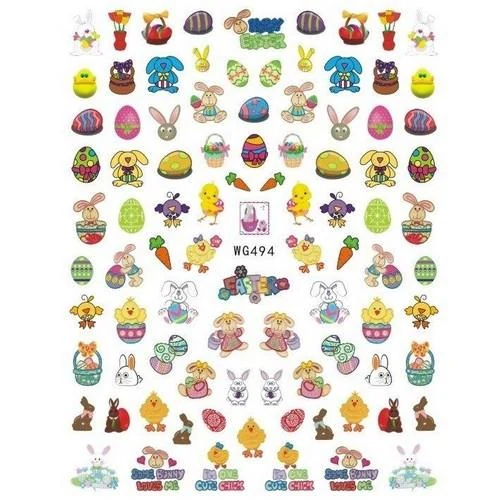 Coconoir Beauty - Nail Decal - Easter #2