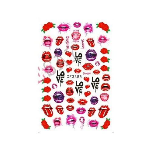 Coconoir Beauty - Nail Decal - Sexy Lips 2