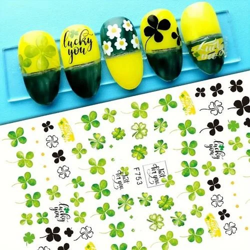 Coconoir Beauty - Nail Decal - Shamrock 3