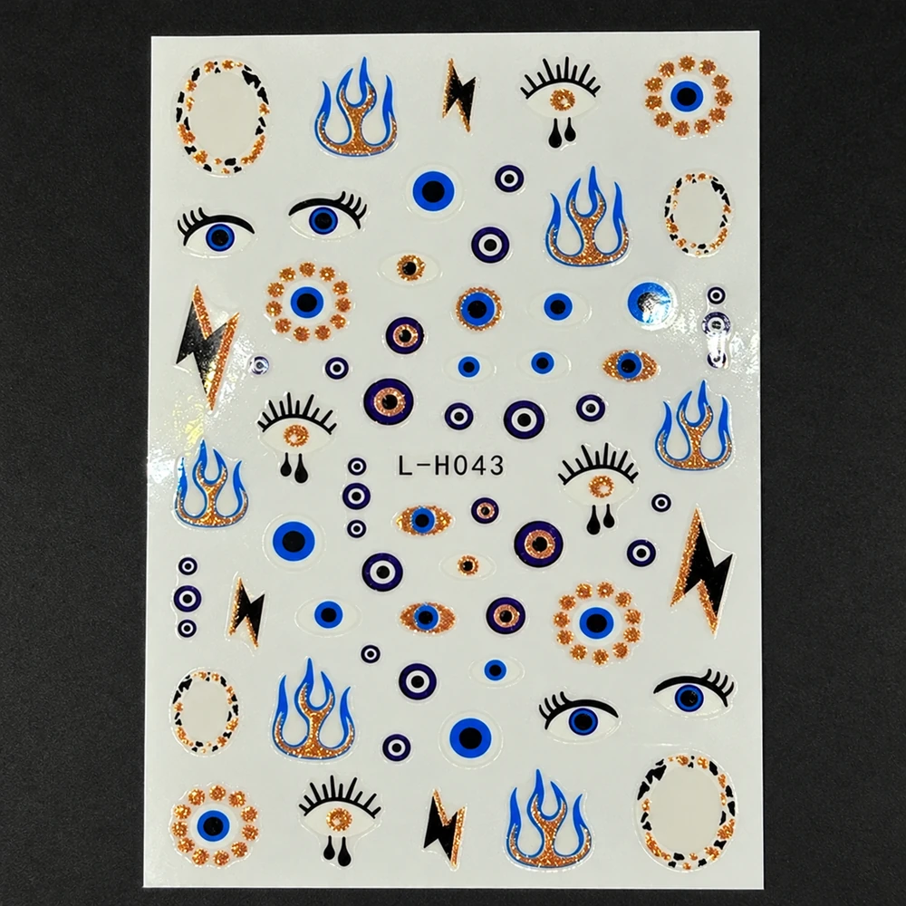 Coconoir Beauty - Nail Decal - Evil Eye Blue