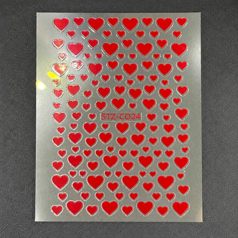 Coconoir Beauty - Nail Decal - Red Hearts