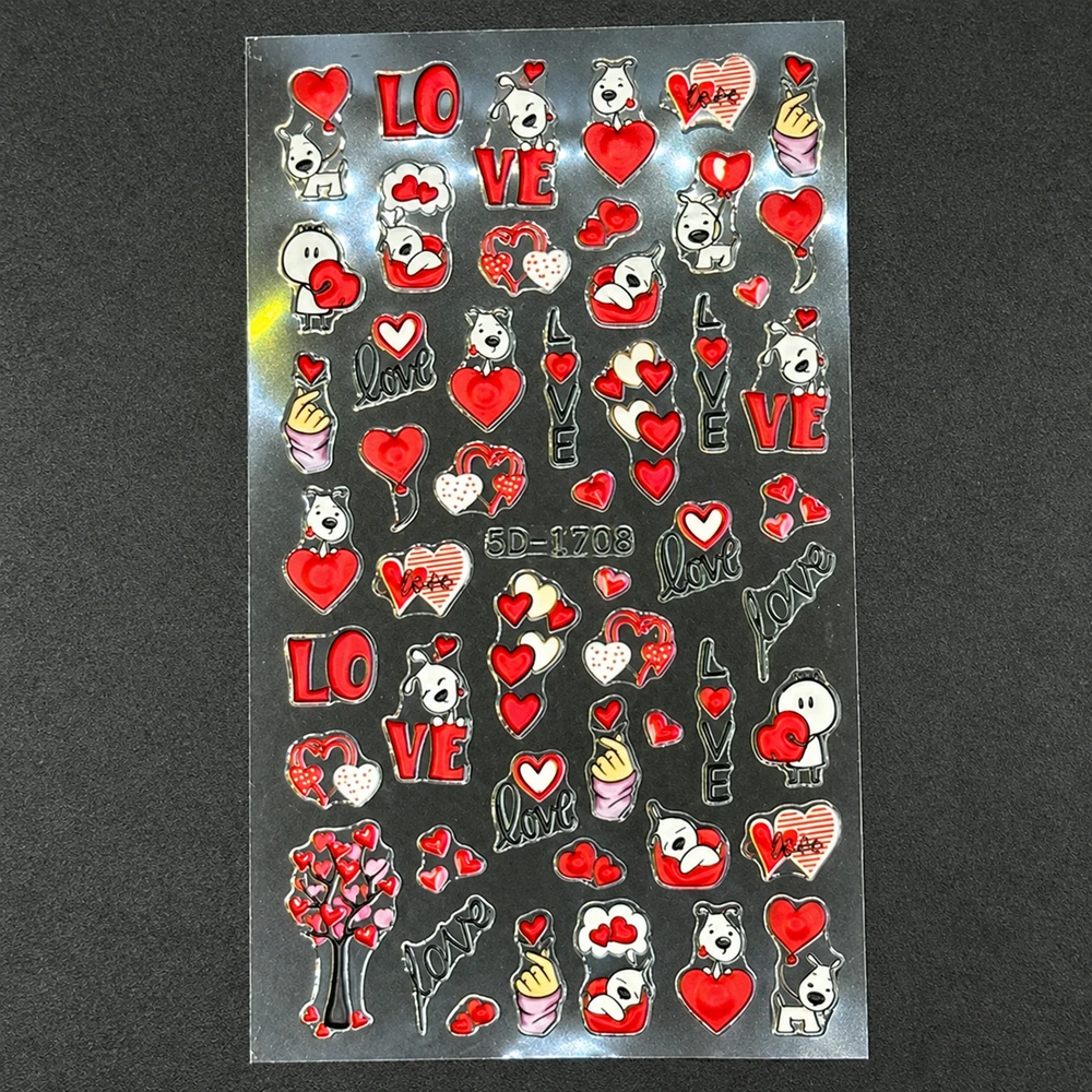 Coconoir Beauty - Nail Decal - 5D Valentines #1