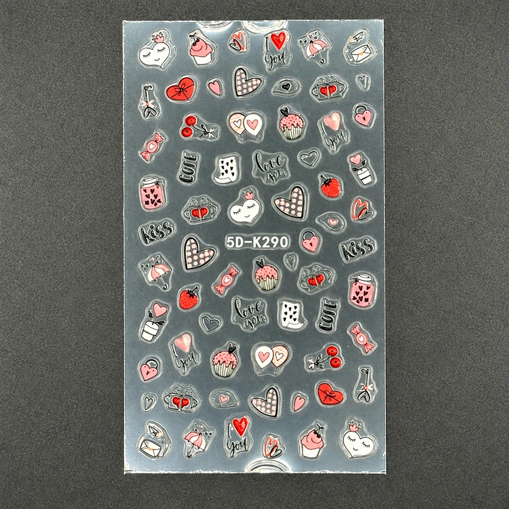 Coconoir Beauty - Nail Decal - 5D Valentines #2