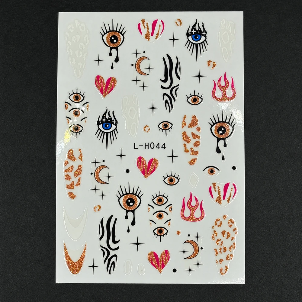 Coconoir Beauty - Nail Decal - Evil Eye Cheetah