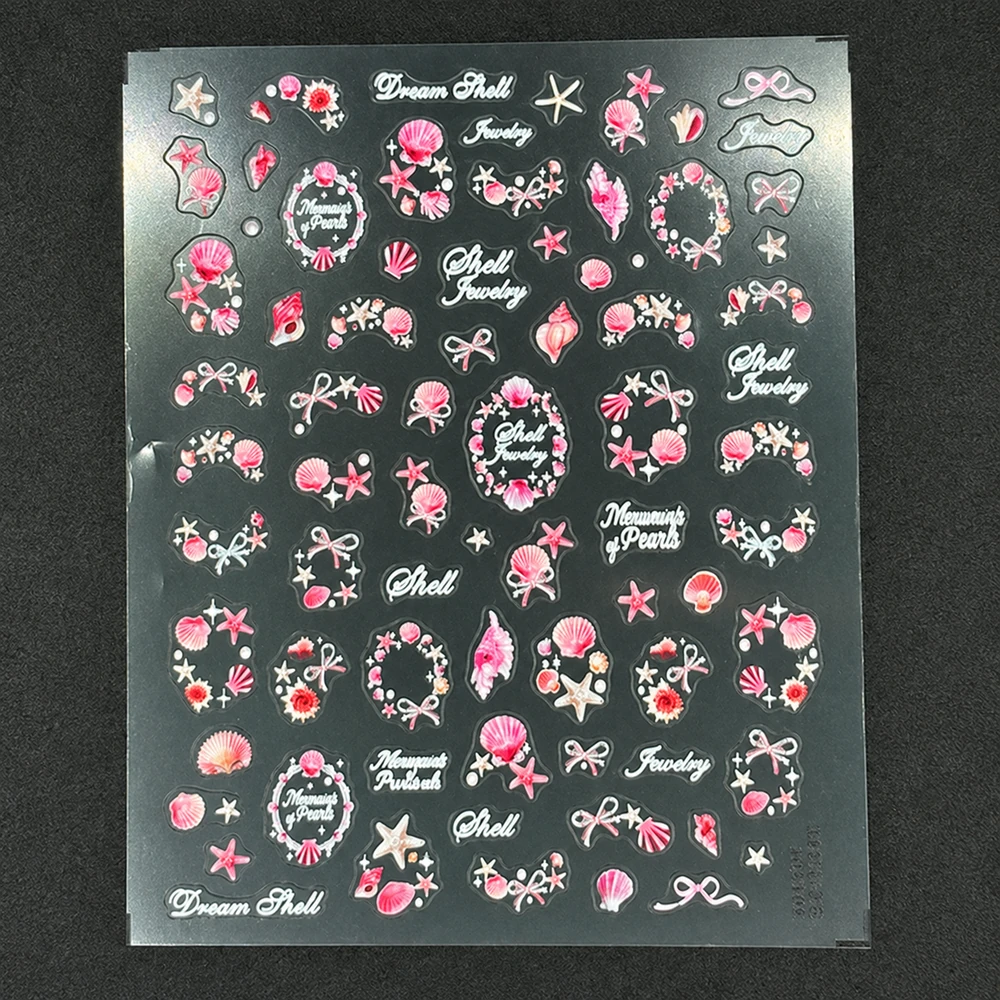 Coconoir Beauty - Nail Decal - Shells and Bows