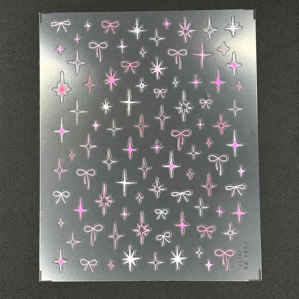 Coconoir Beauty - Nail Decal - Stars and Bows