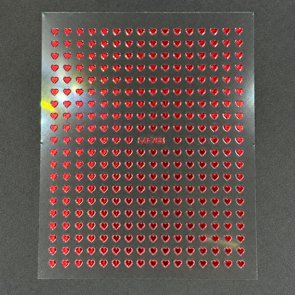 Coconoir Beauty - Nail Decal - Love Heart Red