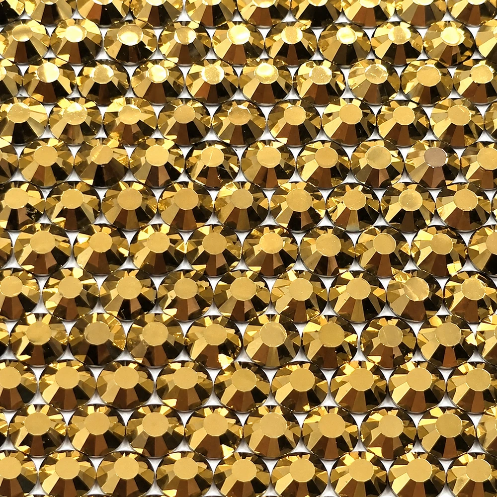 Coconoir Beauty - Rhinestones - Gold Aurum - Size 10