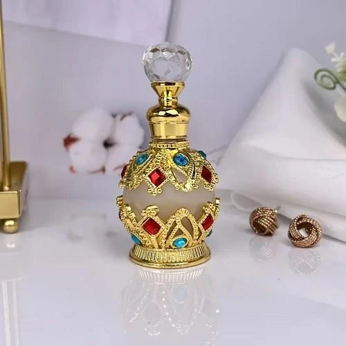 Coconoir Beauty - Vintage Dropper Bottle Gold & Red - 15ml product photograph